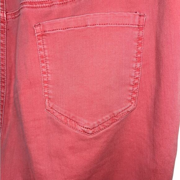 COCO Y CLUB Coral Eyelet Lace‎ Cotton Capri Pants Size 13/14 - Picture 6 of 9